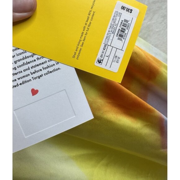 Diane Von Furstenberg for Target Women's Sunset Satin Slip Dress Size Large NWT - Picture 4 of 8